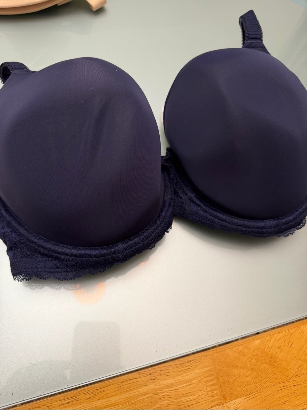 Navy Padded T-Shirt Bra - Women Intimates